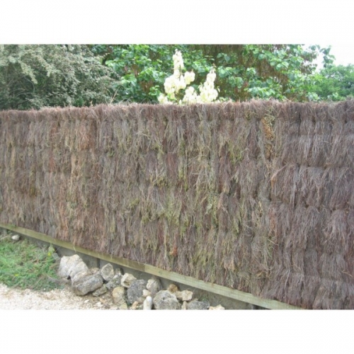 Brande de bruyere naturelle épaisse : clôture brise vue occultante pour  jardin