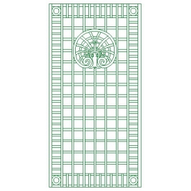 Carrés 10 cm avec rosace