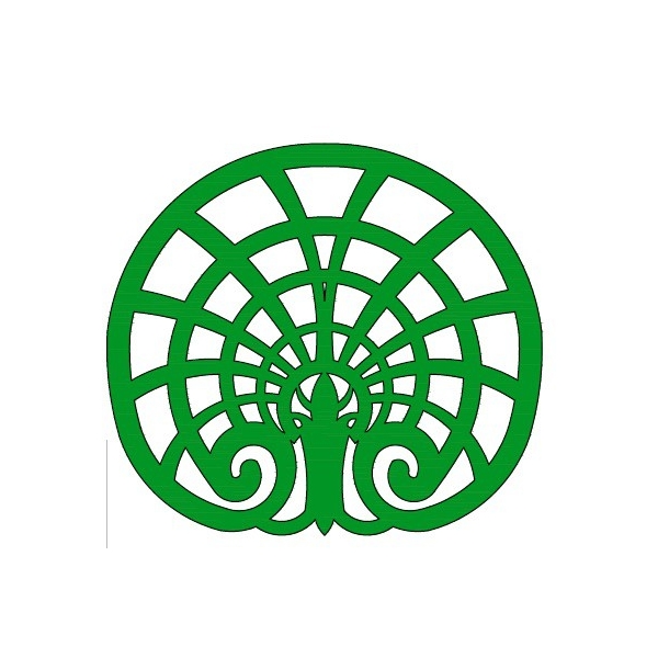 Carrés 10 cm avec rosace