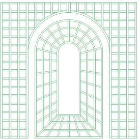 Ensemble Demi voute carrés...