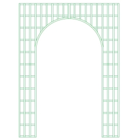 Demi voute droite et gauche