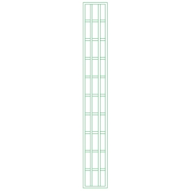 Pilastre mailles 18x6 cm