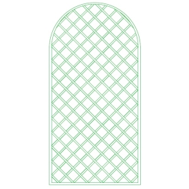 Treillages plein cintre...