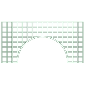 Arcade Carrées 10 cm