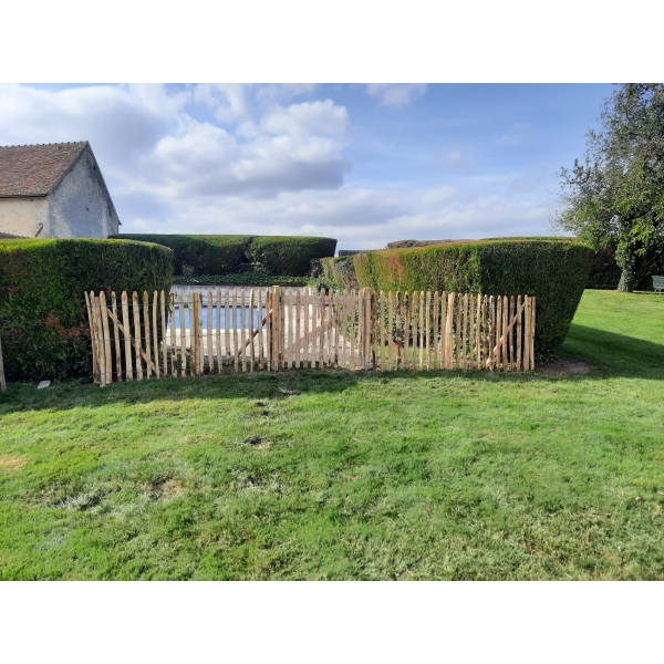 Ganivelle en écart de 4 cm