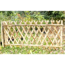 cloture croisillon bois