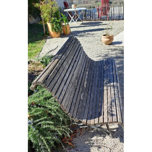 latte de bois pour banc extérieur