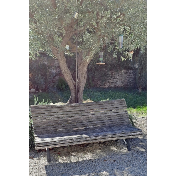 lattes de bois pour banc ancien