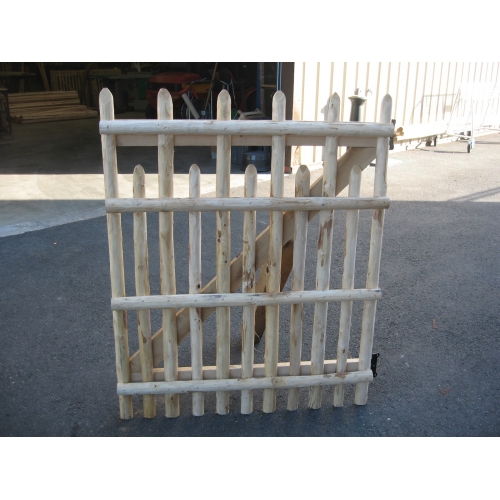 Portillon simple en châtaignier