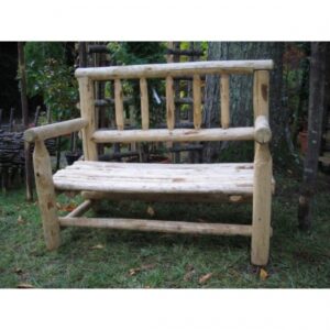 banc rondin bois