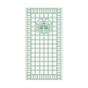 Carrés 10 cm avec rosace