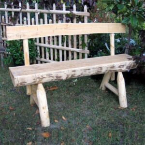 Banc en rondin