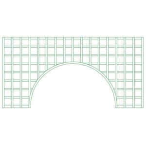 Arcade Carrées 10 cm