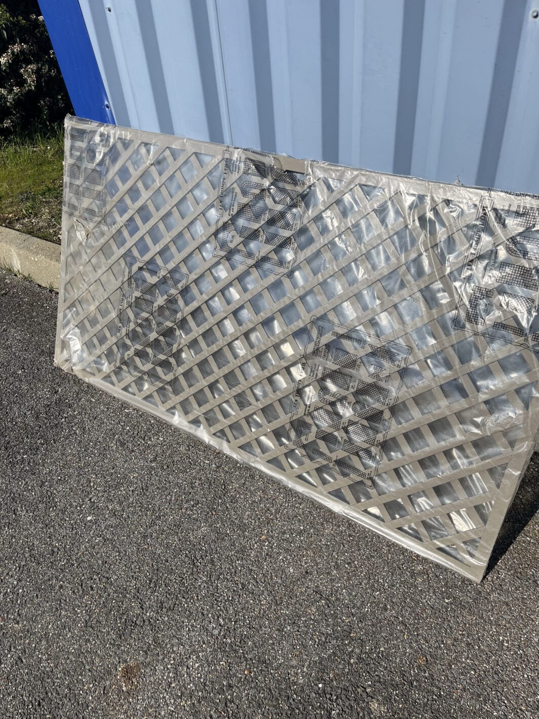 Carrées 45° de 5 cm 85 cm x 157 cm