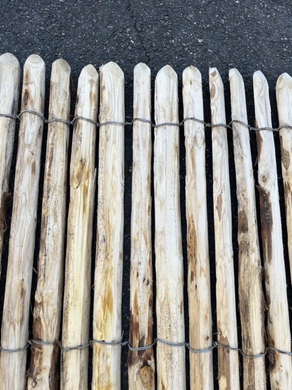 Ganivelle en lattes plate Hauteur 1,75 m, Ecart 1 cm