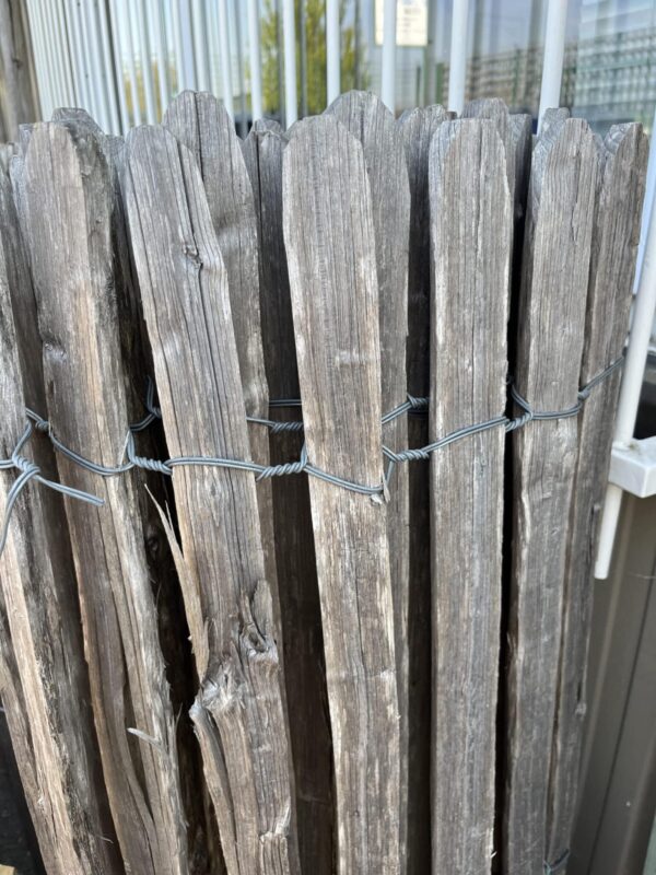 Ganivelle en lattes plate Hauteur 1,20 m, Ecart 2 cm